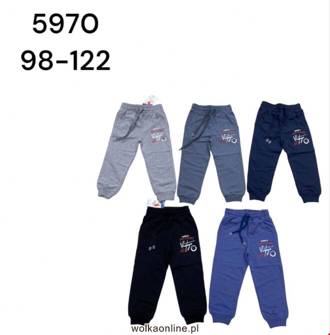 Spodnie dresowe chłopięce 5970 Mix KOLOR  98-122 (Towar Tureckie)