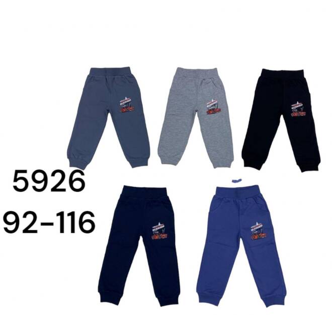 Spodnie dresowe chłopięce 5926 Mix KOLOR  92-116 (Towar Tureckie) 1