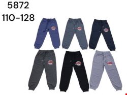 Spodnie dresowe chłopięce 5872 Mix KOLOR  110-128 (Towar Tureckie)