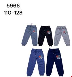 Spodnie dresowe chłopięce 5966 Mix KOLOR  110-128 (Towar Tureckie)