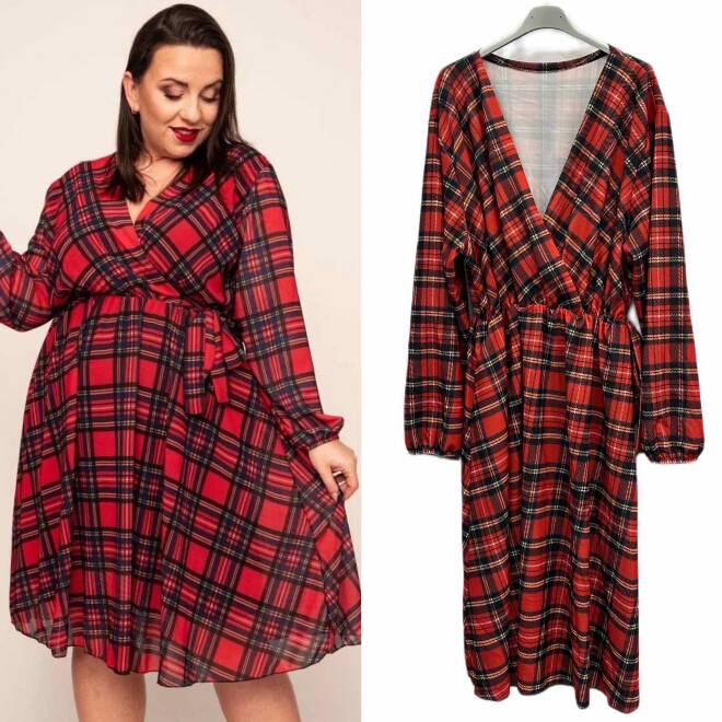 Sukienka damskie 5754 Mix KOLOR  Standard (Towar włoskie) 1