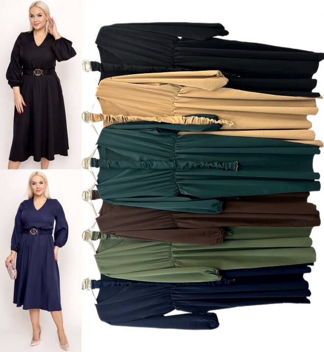 Sukienka damskie 5757 Mix KOLOR  Standard (Towar włoskie) 1