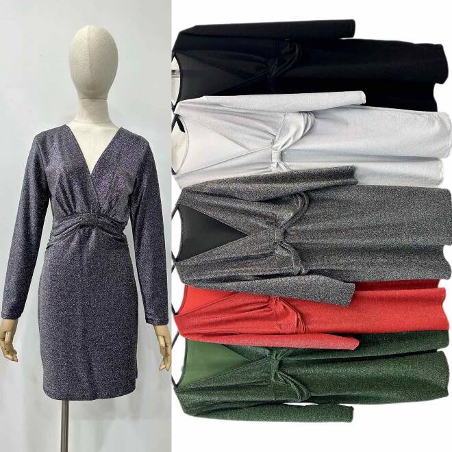 Sukienka damskie 5758 Mix KOLOR  Standard (Towar włoskie) 1