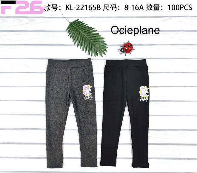 Leginsy dziewczęce KL-22165B Mix KOLOR  8-16 1