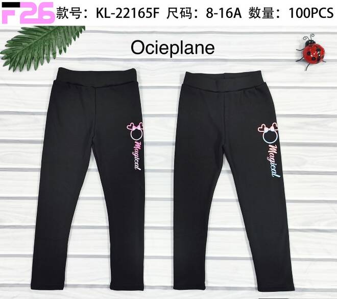 Leginsy dziewczęce KL-22165F Mix KOLOR  8-16