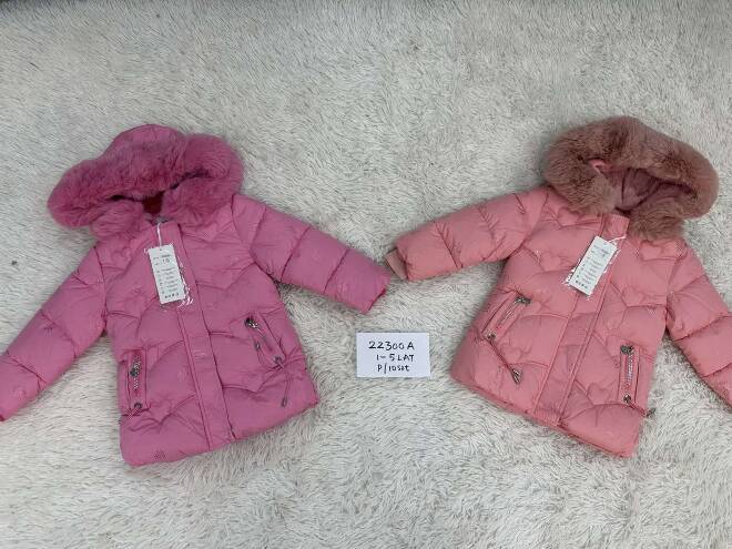 Kurtka  dziewczęca 22300A Mix KOLOR  1-5 1