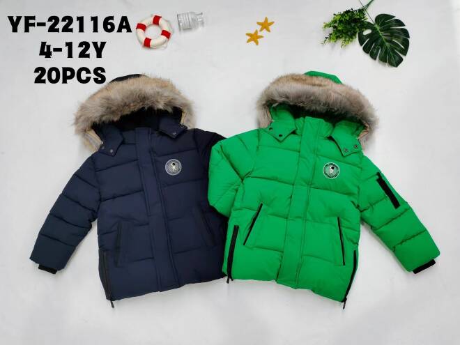 Kurtka chłopięca YF-22116A Mix KOLOR  4-12