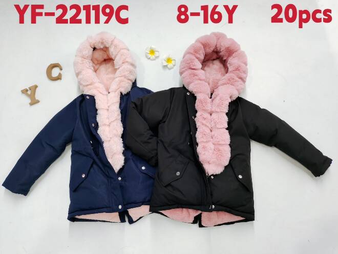 Kurtka  dziewczęca YF-22119C Mix KOLOR  8-16 1