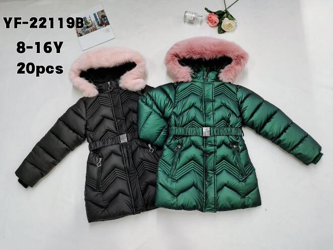 Kurtka dziewczęca YF-22119B Mix KOLOR  8-16 1