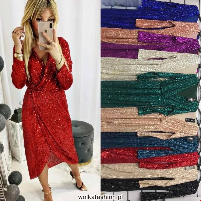 Sukienka damskie 5848 Mix KOLOR  Standard