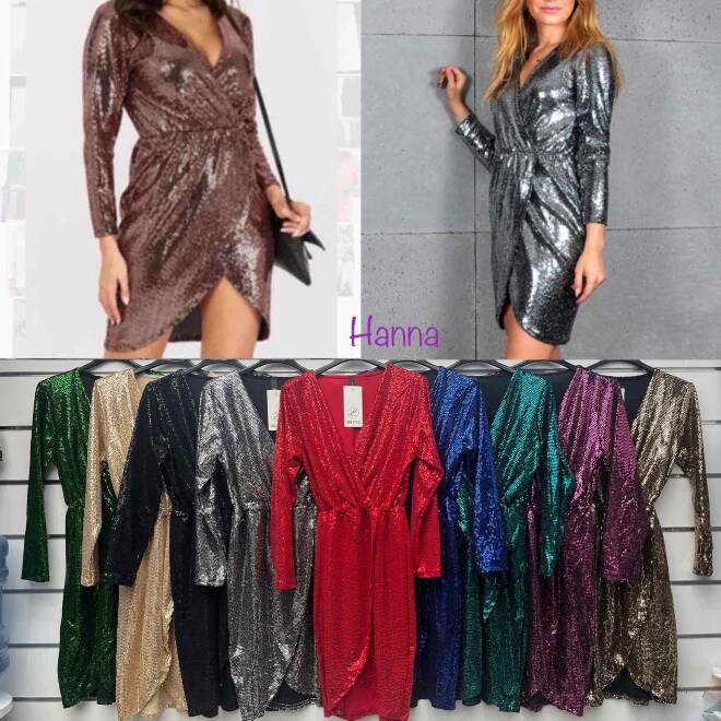 Sukienka damskie 5852 Mix KOLOR  Standard