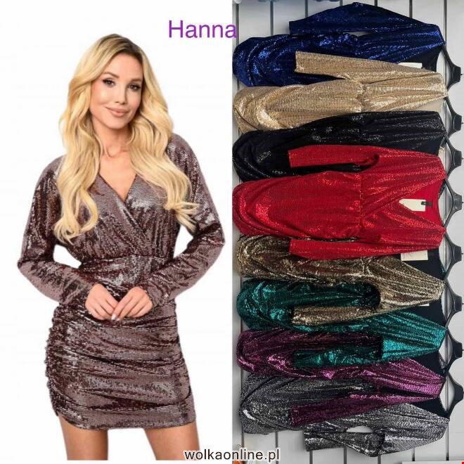 Sukienka damskie 5853 Mix KOLOR  Standard