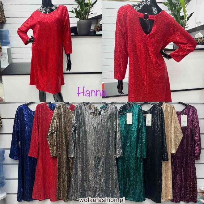 Sukienka damskie 5854 Mix KOLOR  Standard