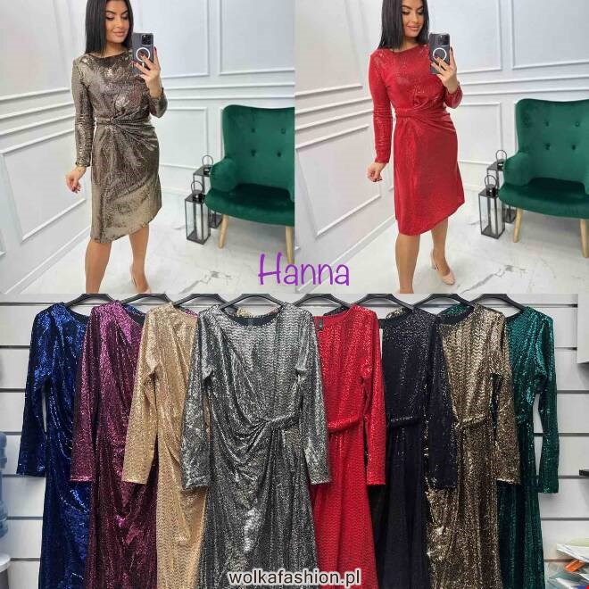 Sukienka damskie 5855 Mix KOLOR  Standard