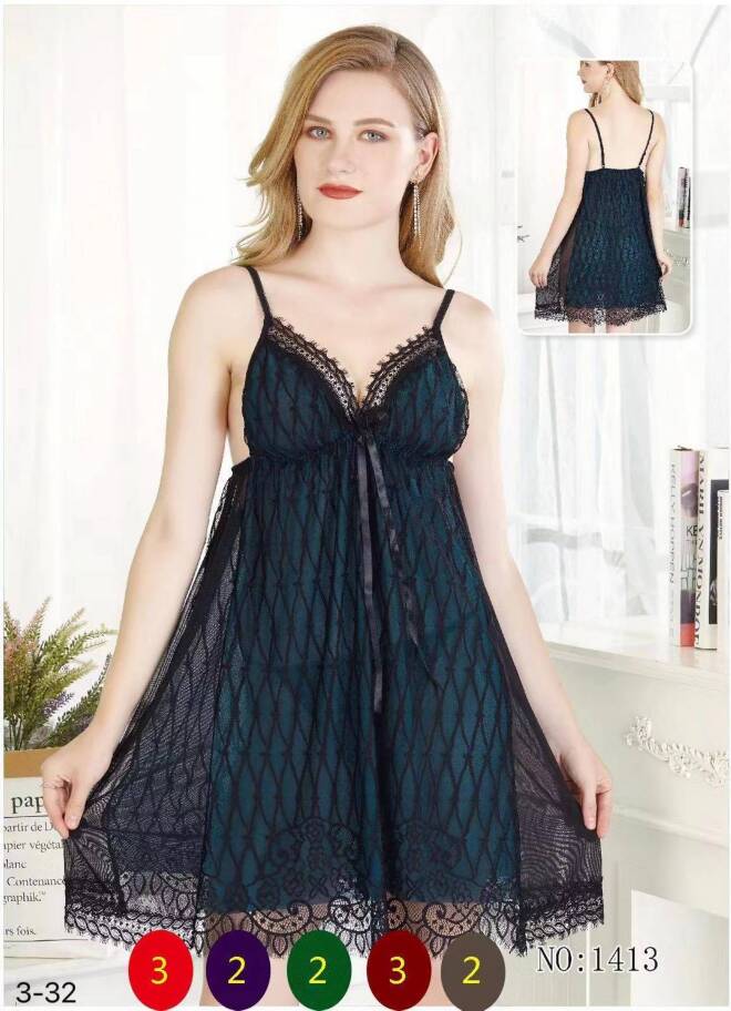 Koszula nocna damskie 1413 1 kolor  Standard 1