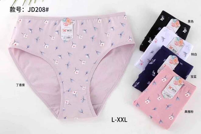 Majtki damskie JD208 Mix KOLOR  L-2XL 1