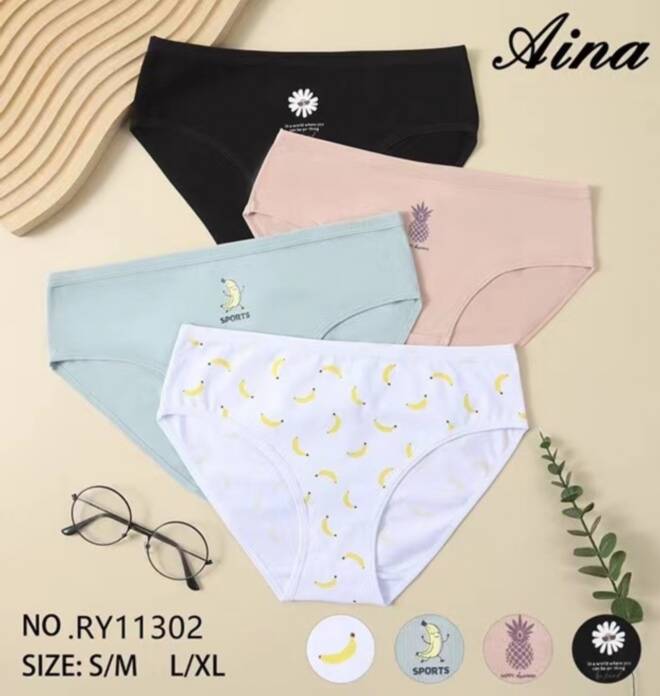 Majtki damskie RY11302 Mix KOLOR  S/M-L/XL 1