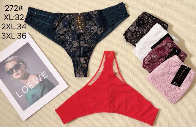 Majtki  damskie 272 Mix KOLOR  XL-3XL 1