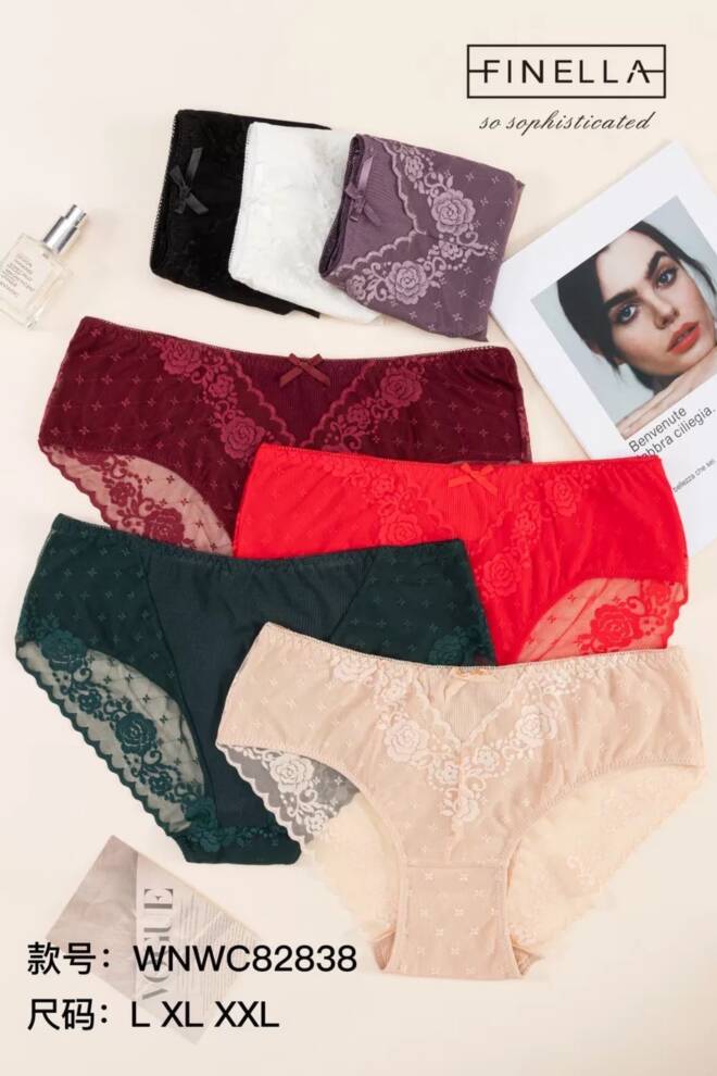 Majtki  damskie 82838 Mix KOLOR  L-2XL