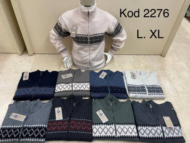  Sweter męskie 2276 1 kolor  L-XL(Towar Tureckie)