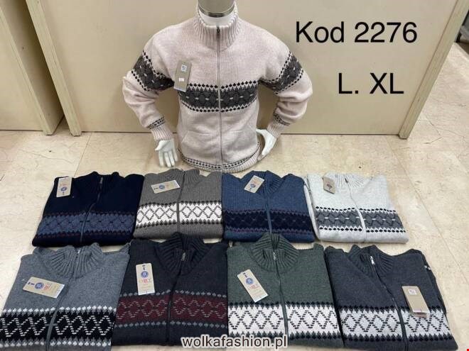  Sweter męskie 2276 1 kolor  L-XL(Towar Tureckie)