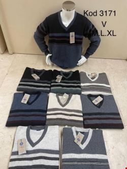 Sweter męskie 3171 1 kolor  M-XL(Towar Tureckie)