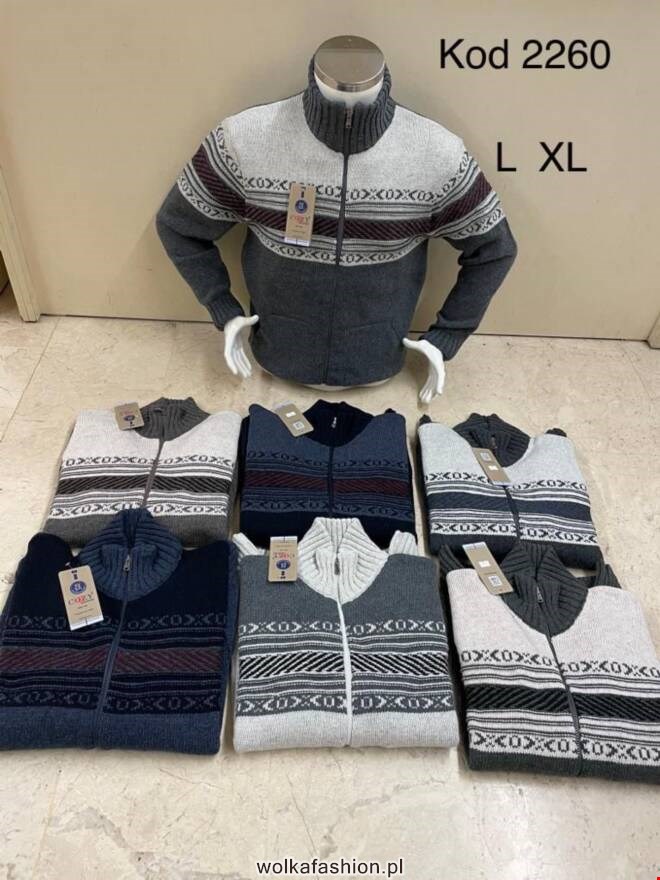  Sweter męskie 2260 1 kolor  L-XL(Towar Tureckie)
