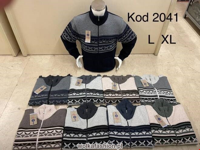  Sweter męskie 2041 1 kolor  L-XL(Towar Tureckie)