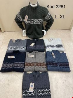  Sweter męskie 2281 1 kolor  L-XL(Towar Tureckie)