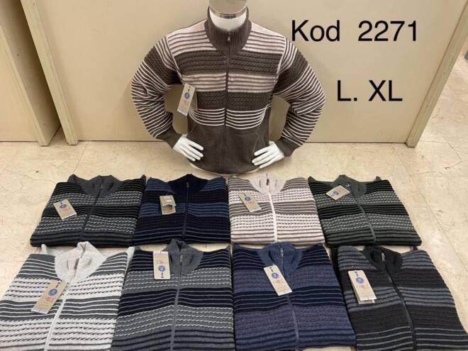  Sweter męskie 2271 1 kolor  L-XL(Towar Tureckie)