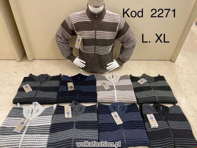 Sweter męskie 2271 1 kolor  L-XL(Towar Tureckie)