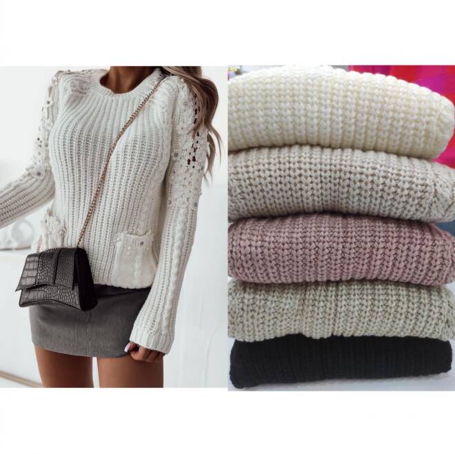 Sweter damskie 6323 Mix KOLOR  Standard (Towar Tureckie) 1