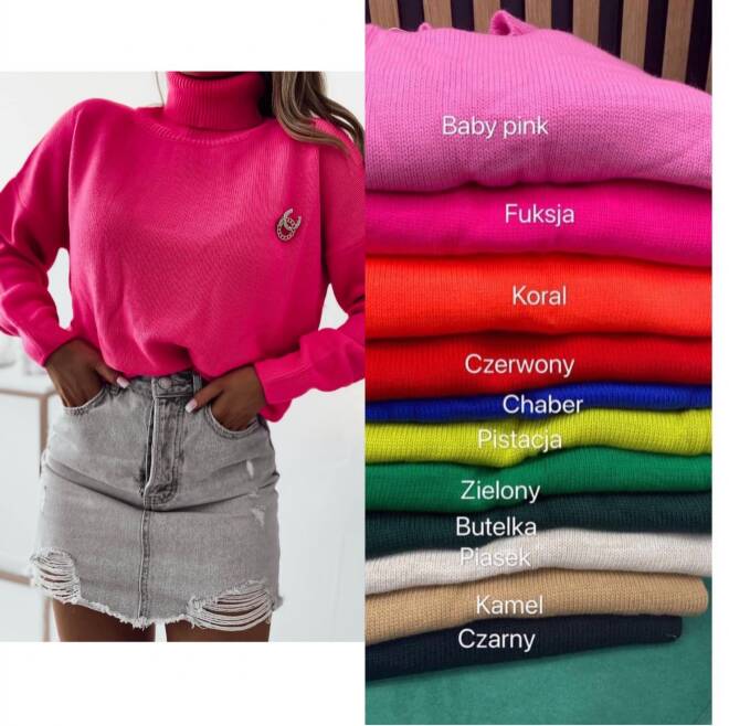 Sweter damskie 6326 Mix KOLOR  Standard (Towar Tureckie) 1