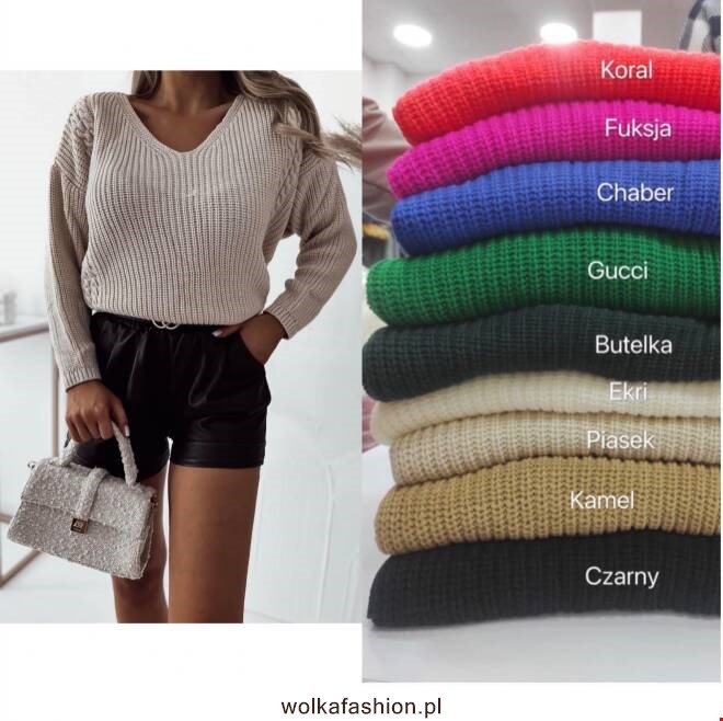 Sweter damskie 6328 Mix KOLOR  Standard (Towar Tureckie)