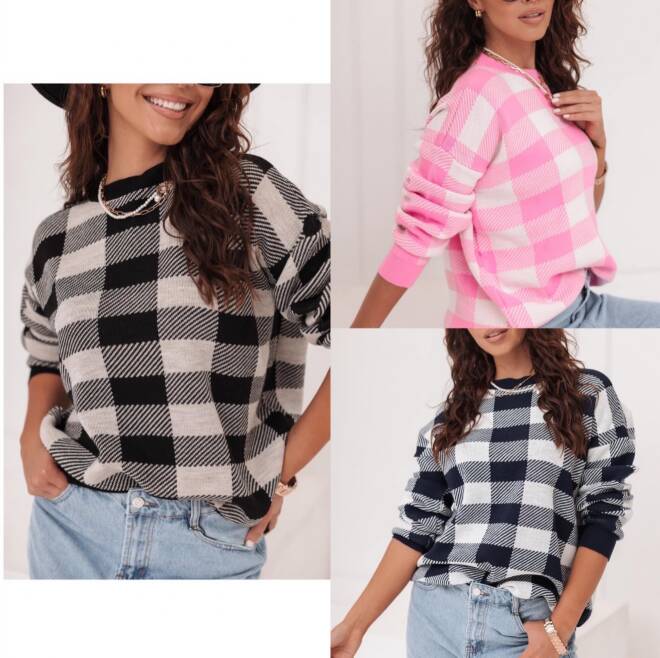 Sweter damskie 6336 Mix KOLOR  Standard (Towar Tureckie) 1