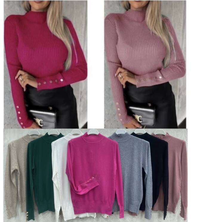 Sweter damskie 6340 Mix KOLOR  Standard