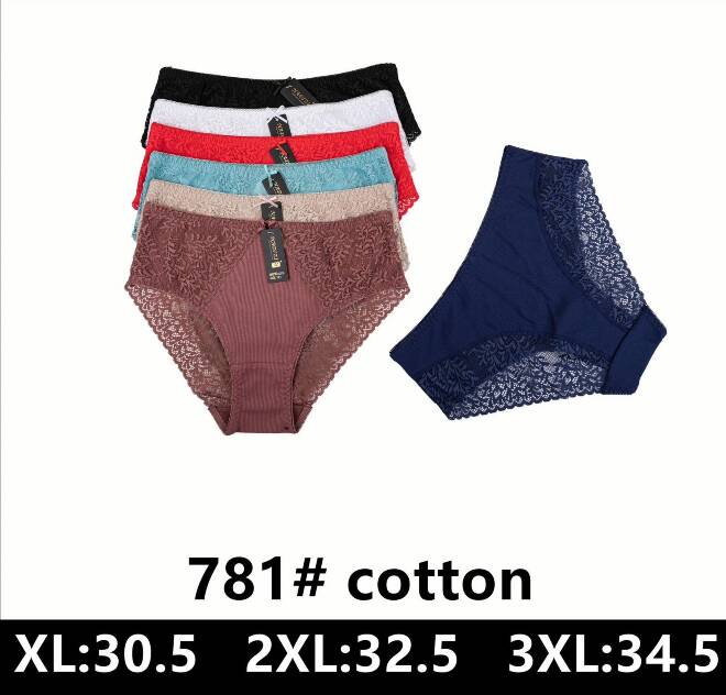 Majtki damskie 781 Mix KOLOR  XL-3XL 1