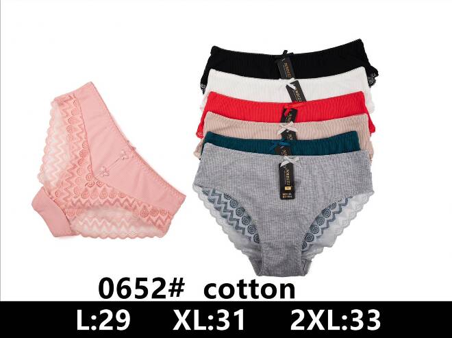 Majtki damskie 0652 Mix KOLOR  L-2XL 1