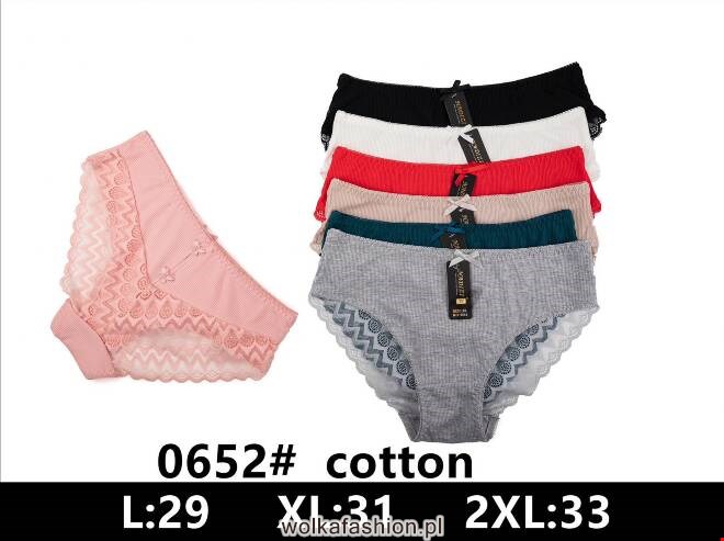 Majtki damskie 0652 Mix KOLOR  L-2XL