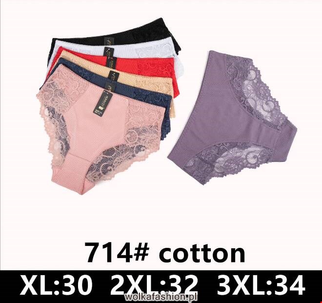 Majtki damskie 714 Mix KOLOR  XL-3XL