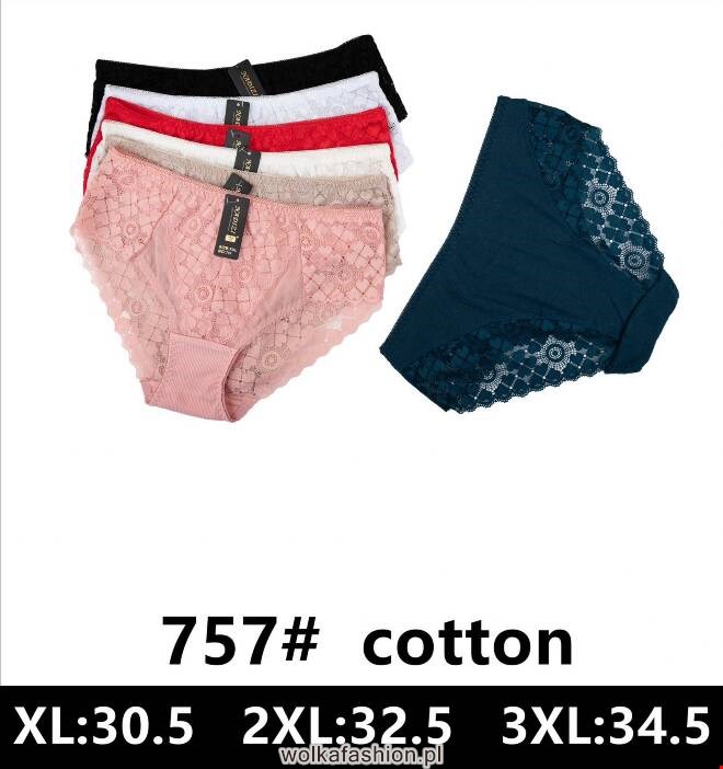 Majtki damskie 757 Mix KOLOR  XL-3XL