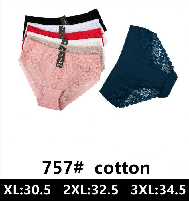 Majtki damskie 757 Mix KOLOR  XL-3XL 1