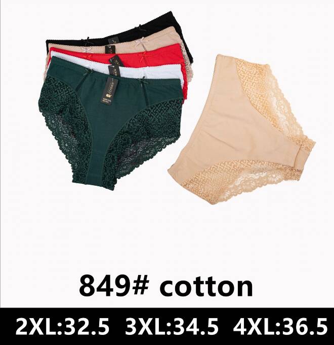 Majtki damskie 849 Mix KOLOR  2XL-4XL