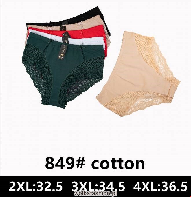 Majtki damskie 849 Mix KOLOR  2XL-4XL