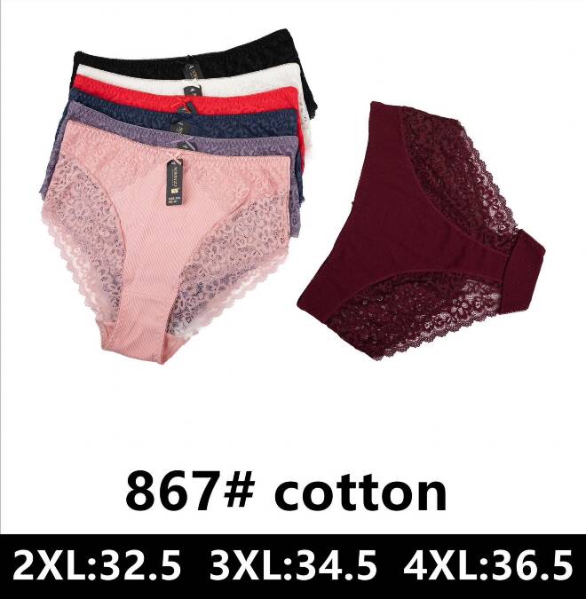 Majtki damskie 867 Mix KOLOR  2XL-4XL 1