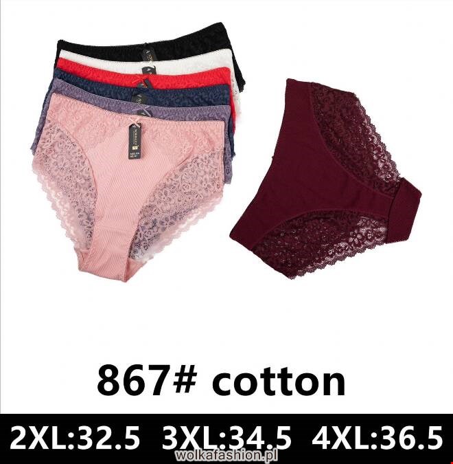 Majtki damskie 867 Mix KOLOR  2XL-4XL