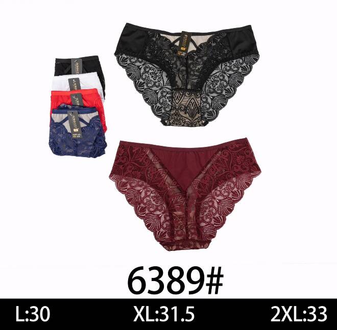 Majtki damskie 6389 Mix KOLOR  L-2XL
