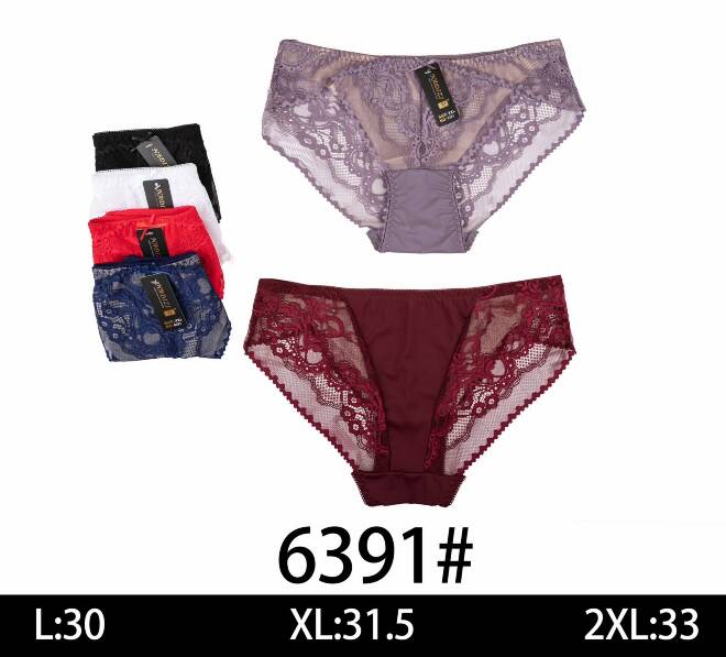 Majtki damskie 6391 Mix KOLOR  L-2XL