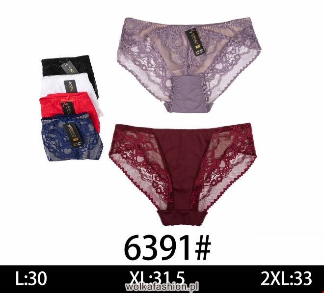 Majtki damskie 6391 Mix KOLOR  L-2XL