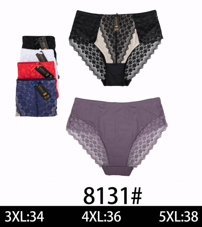 Majtki damskie 8131 Mix KOLOR  3XL-5XL